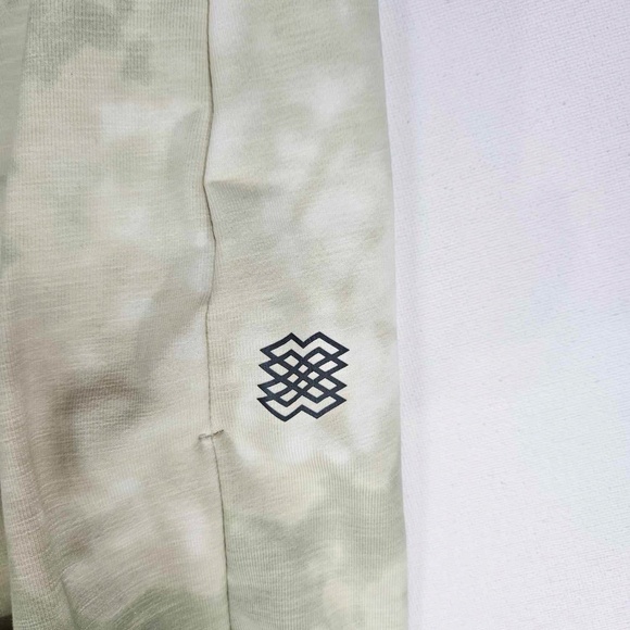 FLX Shorts Mens 2XL Green Tie Dye Stretch Drawstring Leisure Pockets Breathable - Picture 5 of 10